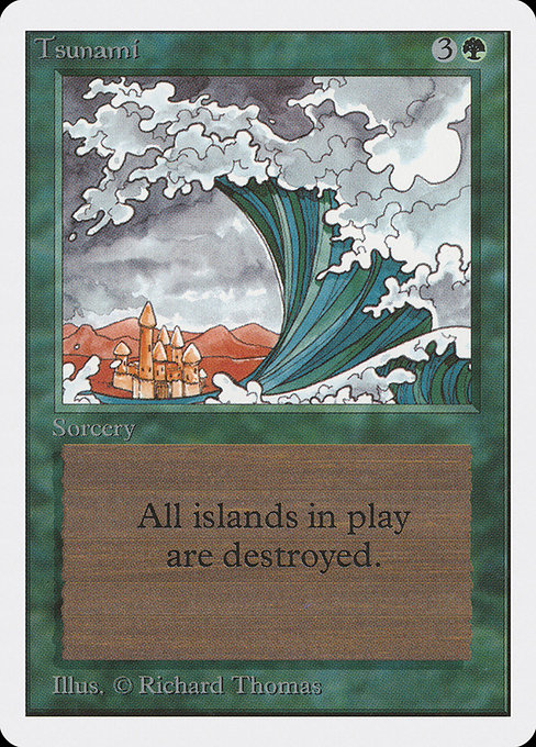 Tsunami - Unlimited Edition Uncommon Card
