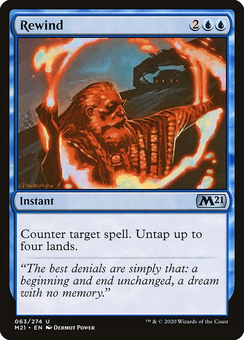 Rewind - Core Set 2021 Uncommon Card