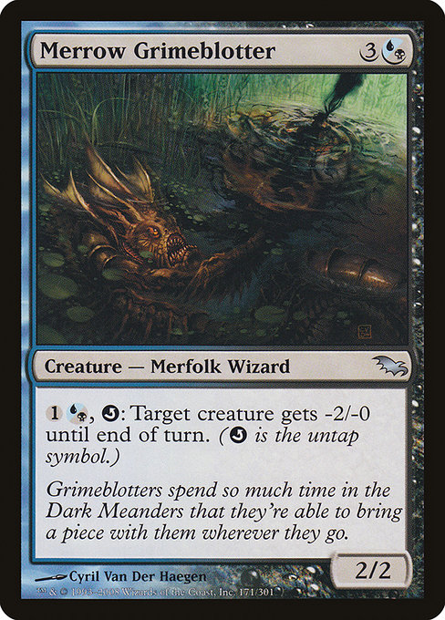 Merrow Grimeblotter - Shadowmoor Uncommon Card