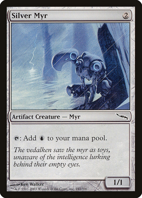 Silver Myr - Mirrodin Common Card