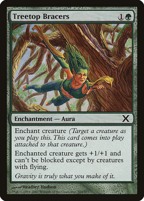 Treetop Bracers - Tenth Edition Common Card