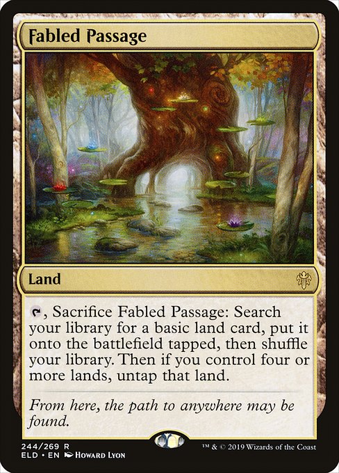 Fabled Passage - Throne of Eldraine Rare Card