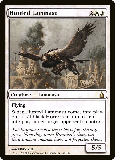 Hunted Lammasu - Ravnica: City of Guilds Rare Card
