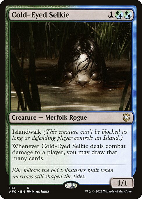 Cold-Eyed Selkie - Forgotten Realms Commander Rare Card