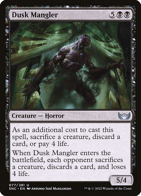 Dusk Mangler - Streets of New Capenna Uncommon Card