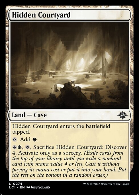 Hidden Courtyard - The Lost Caverns of Ixalan Common Card