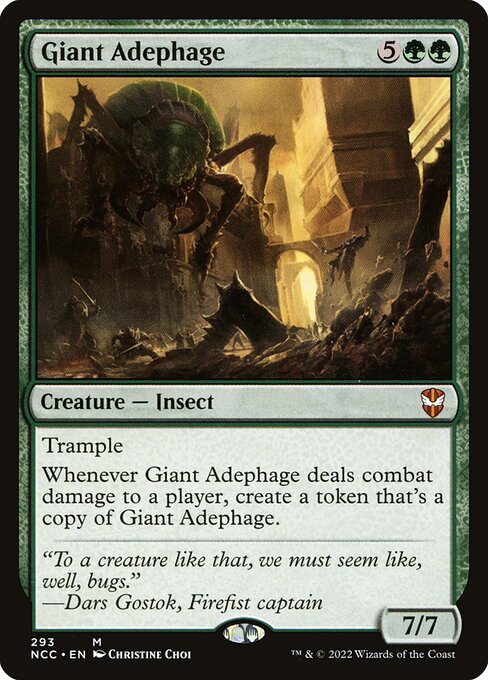 Giant Adephage - New Capenna Commander Mythic Card