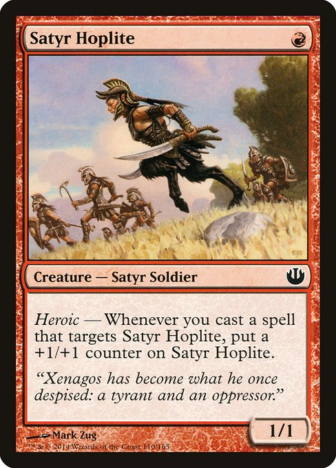 Satyr Hoplite - Journey into Nyx Common Card