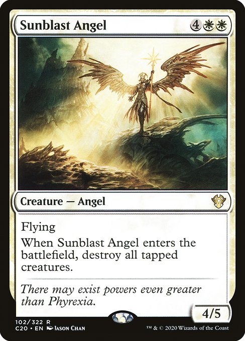Sunblast Angel - Commander 2020 Rare Card