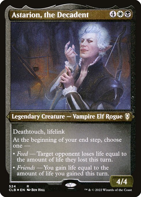 Astarion, the Decadent - Commander Legends: Battle for Baldur's Gate Rare Card