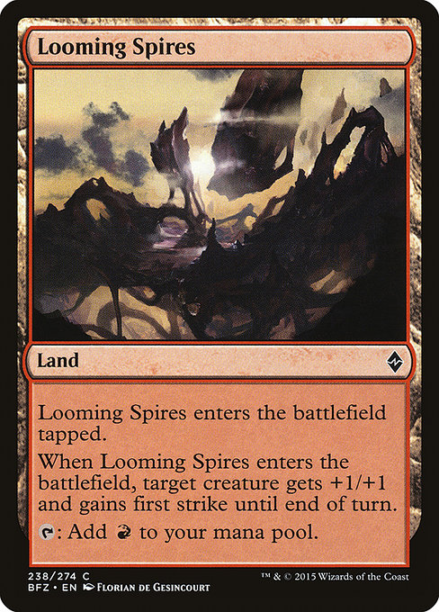 Looming Spires - Battle for Zendikar Common Card