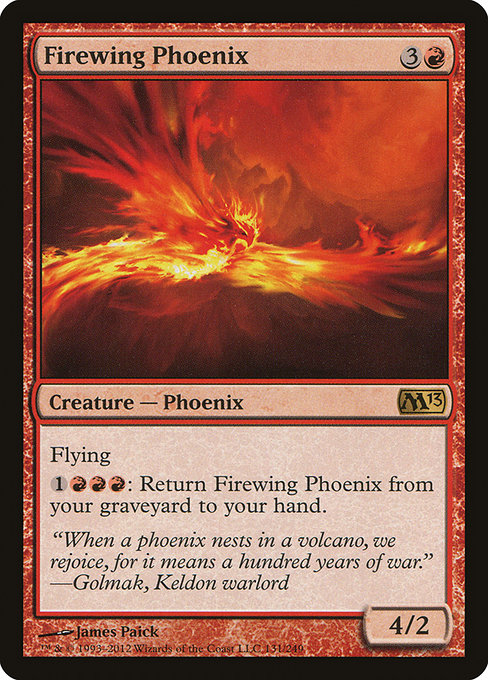 Firewing Phoenix - Magic 2013 Rare Card
