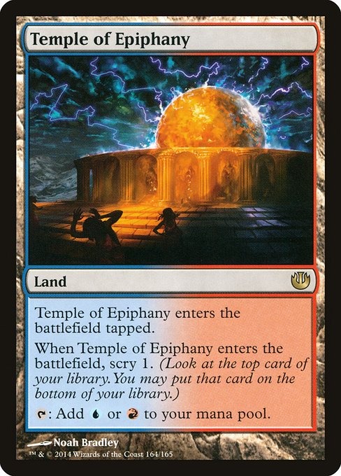 Temple of Epiphany - Journey into Nyx Rare Card