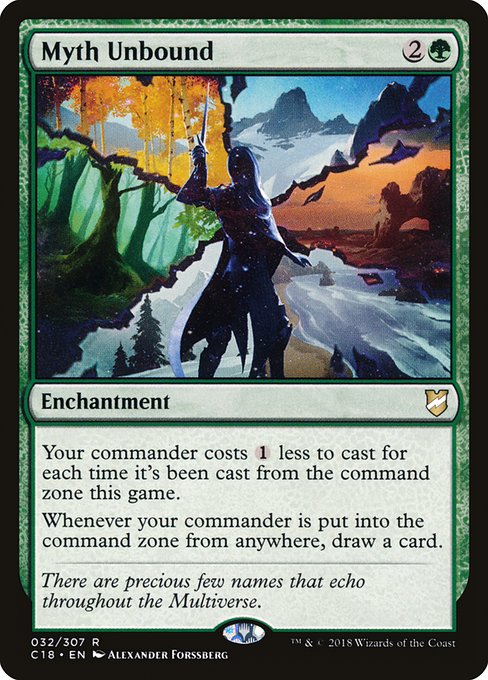 Myth Unbound - Commander 2018 Rare Card