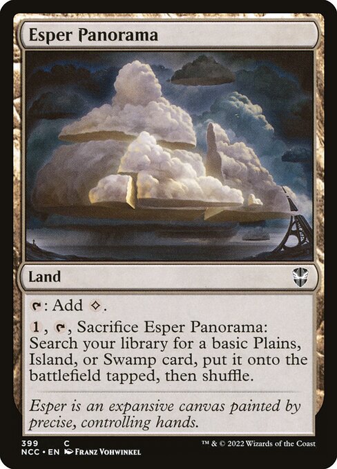 Esper Panorama - New Capenna Commander Common Card
