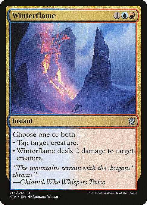 Winterflame - Khans of Tarkir Uncommon Card