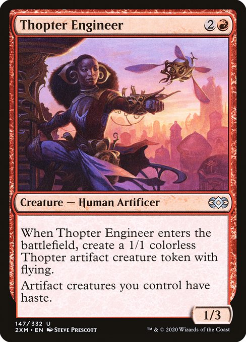 Thopter Engineer - Double Masters Uncommon Card