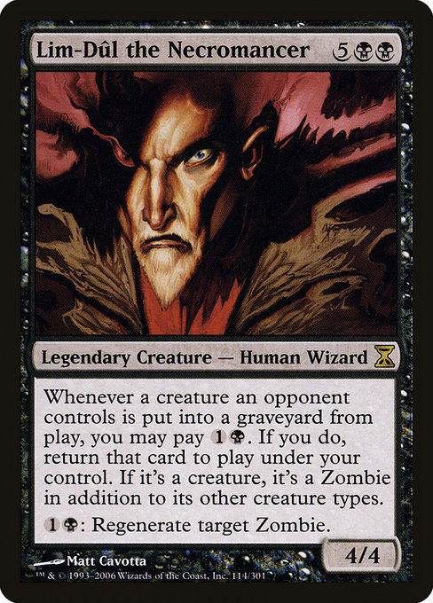 Lim-Dûl the Necromancer - Time Spiral Rare Card