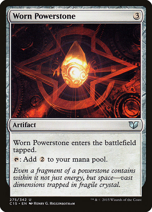Worn Powerstone - Commander 2015 Uncommon Card