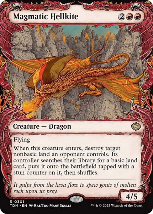 Magmatic Hellkite - Tarkir: Dragonstorm Rare Card