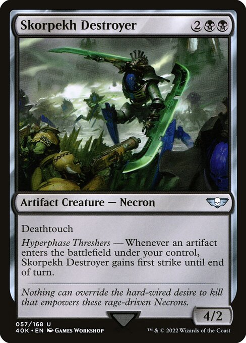 Skorpekh Destroyer - Warhammer 40,000 Commander Uncommon Card