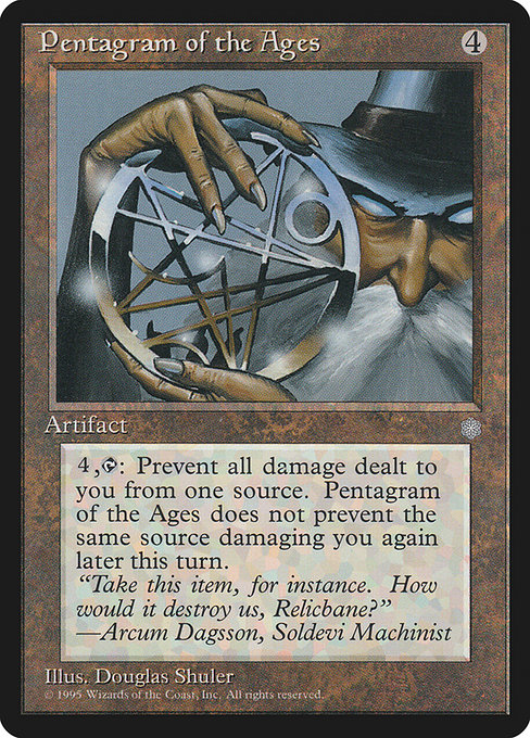 Pentagram of the Ages - Ice Age Rare Card