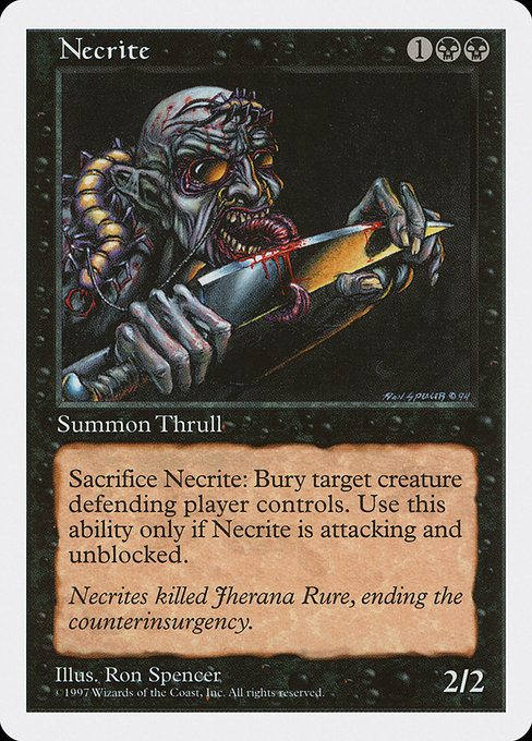 Necrite - Fifth Edition Common Card