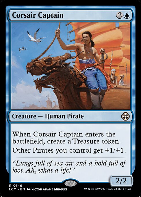 Corsair Captain - The Lost Caverns of Ixalan Commander Rare Card