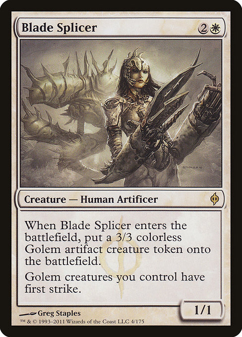 Blade Splicer - New Phyrexia Rare Card