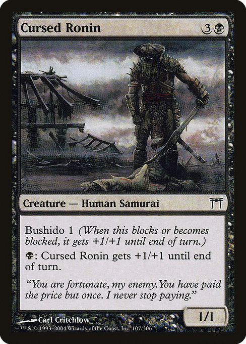 Cursed Ronin - Champions of Kamigawa Common Card