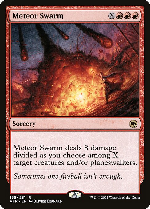 Meteor Swarm - Adventures in the Forgotten Realms Rare Card