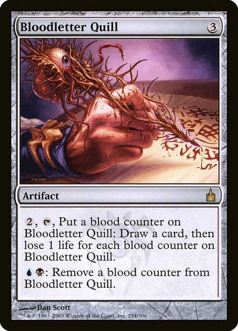 Bloodletter Quill - Ravnica: City of Guilds Rare Card