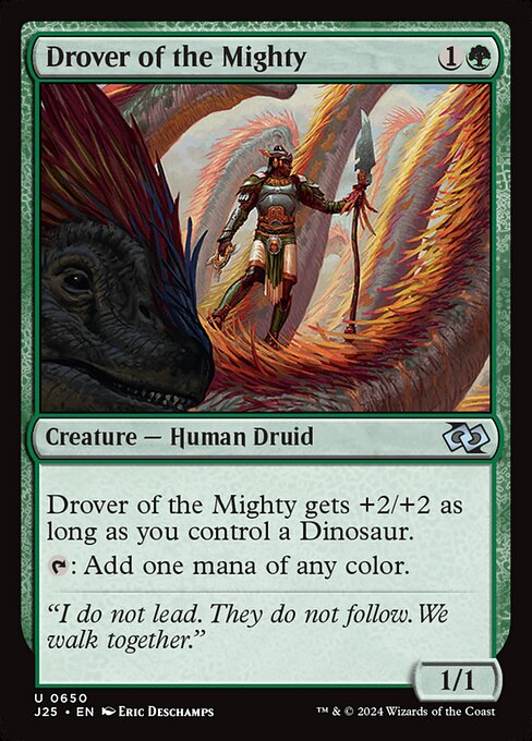 Drover of the Mighty - Foundations Jumpstart Uncommon Card