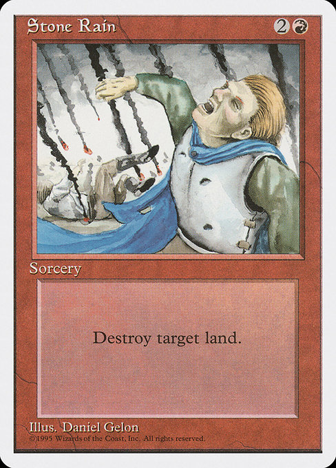 Stone Rain - Fourth Edition Common Card