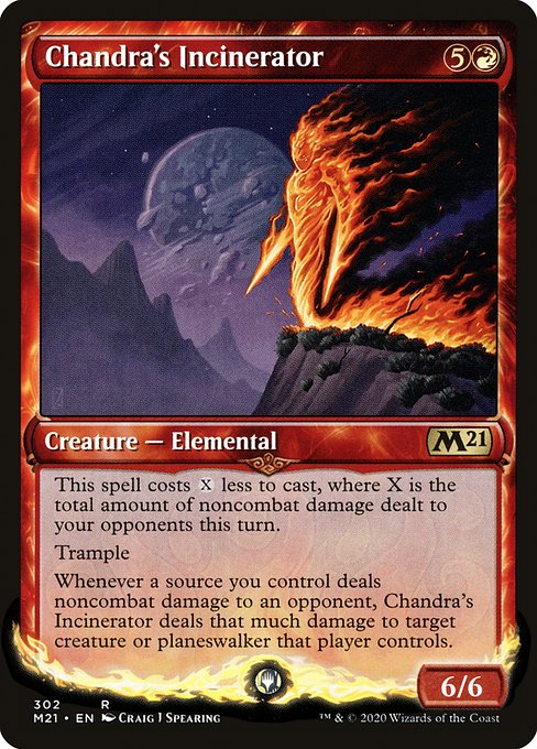 Chandra's Incinerator - Core Set 2021 Rare Card