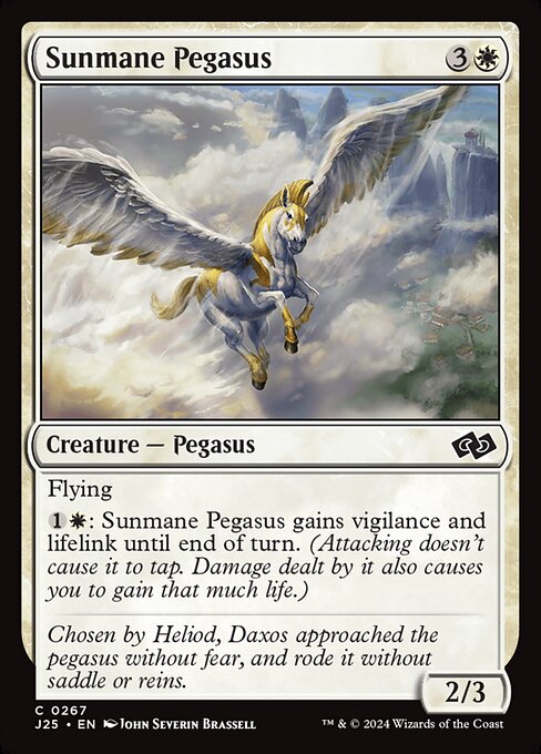 Sunmane Pegasus - Foundations Jumpstart Common Card