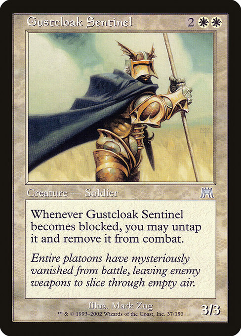 Gustcloak Sentinel - Onslaught Uncommon Card