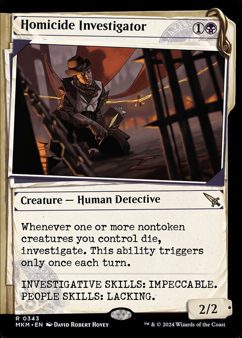 Homicide Investigator - Murders at Karlov Manor Rare Card