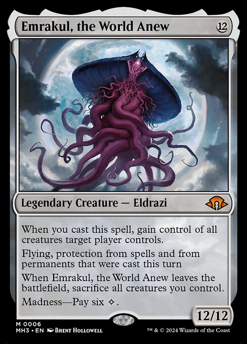 Emrakul, the World Anew - Modern Horizons 3 Mythic Card