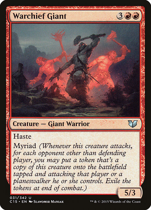 Warchief Giant - Commander 2015 Uncommon Card