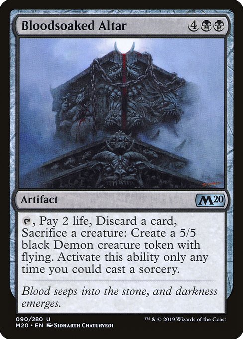 Bloodsoaked Altar - Core Set 2020 Uncommon Card
