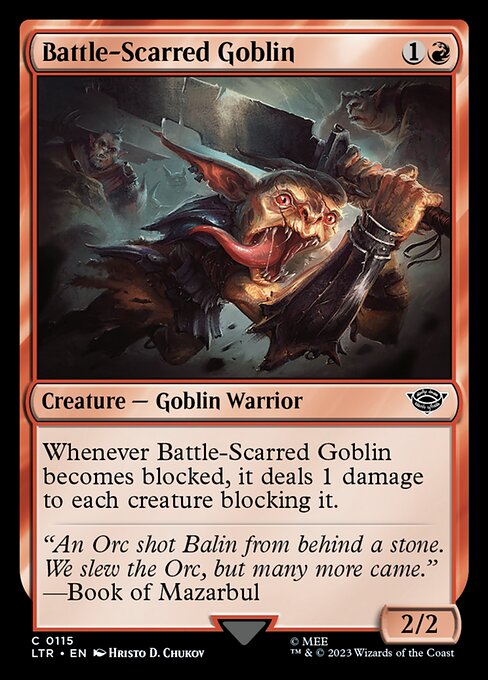 Battle-Scarred Goblin - The Lord of the Rings: Tales of Middle-earth Common Card