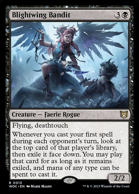 Blightwing Bandit - Wilds of Eldraine Commander Rare Card