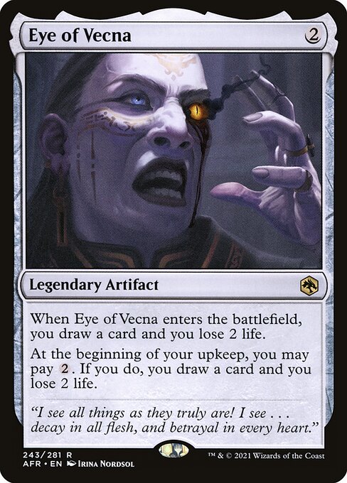 Eye of Vecna - Adventures in the Forgotten Realms Rare Card