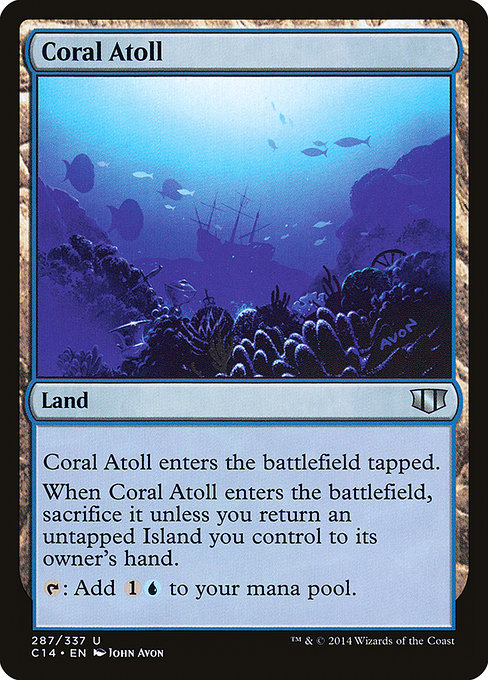 Coral Atoll - Commander 2014 Uncommon Card