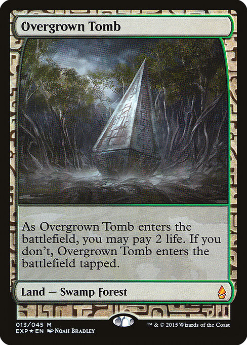 Overgrown Tomb - Zendikar Expeditions Mythic Card