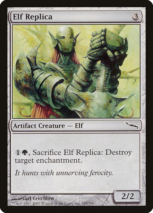 Elf Replica - Mirrodin Common Card