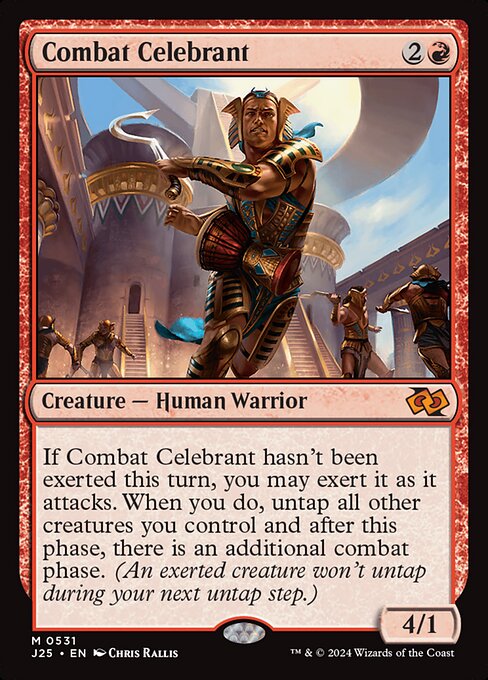 Combat Celebrant - Foundations Jumpstart Mythic Card