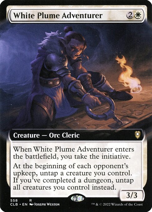 White Plume Adventurer - Commander Legends: Battle for Baldur's Gate Rare Card
