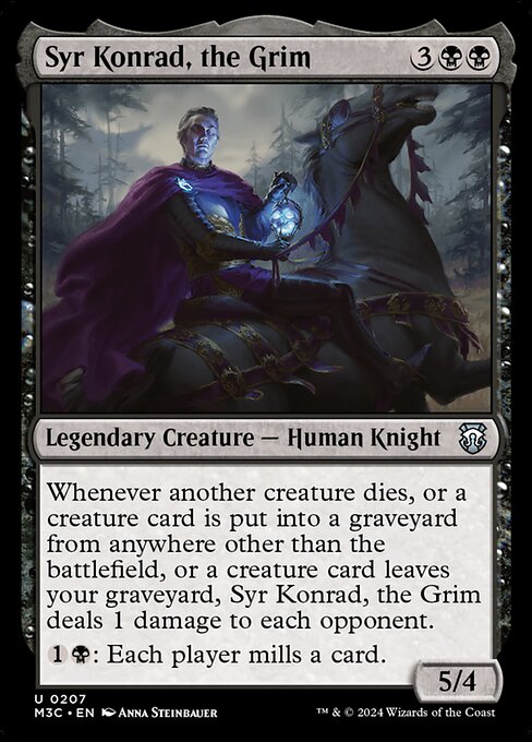 Syr Konrad, the Grim - Modern Horizons 3 Commander Uncommon Card